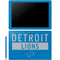 NFL Detroit Lions Blue Performance Series Galaxy Book 12in Skin