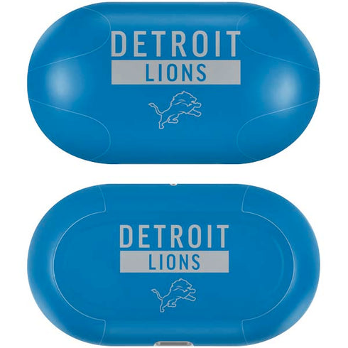 NFL Detroit Lions Blue Performance Series Galaxy Buds Plus Skin