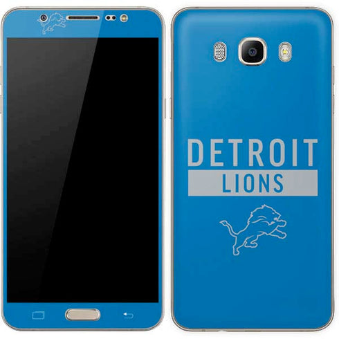 NFL Detroit Lions Blue Performance Series Galaxy J7 Skin
