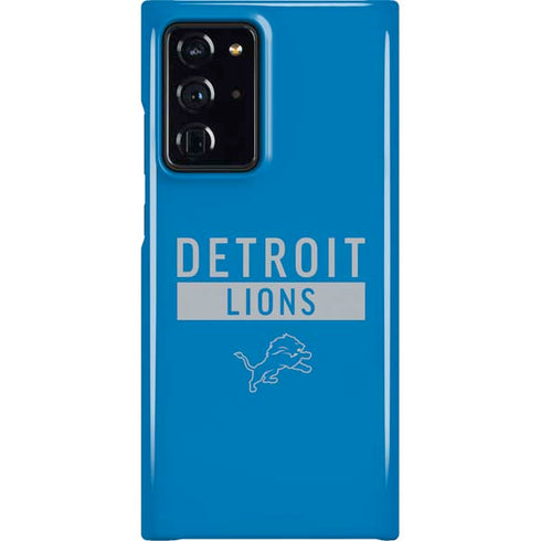 NFL Detroit Lions Blue Performance Series Galaxy Note20 Ultra 5G Lite Case
