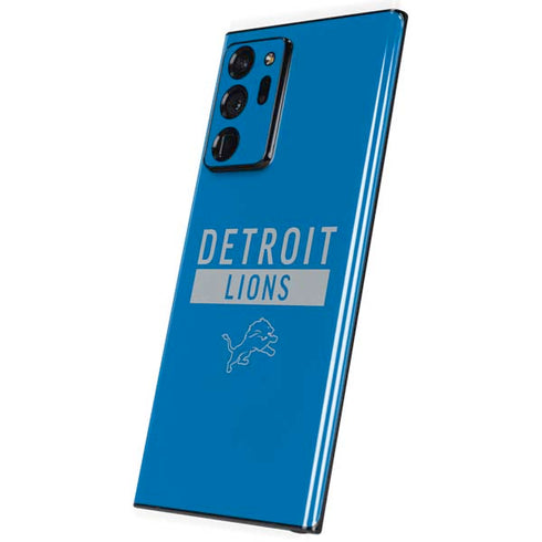 NFL Detroit Lions Blue Performance Series Galaxy Note20 Ultra 5G Skin
