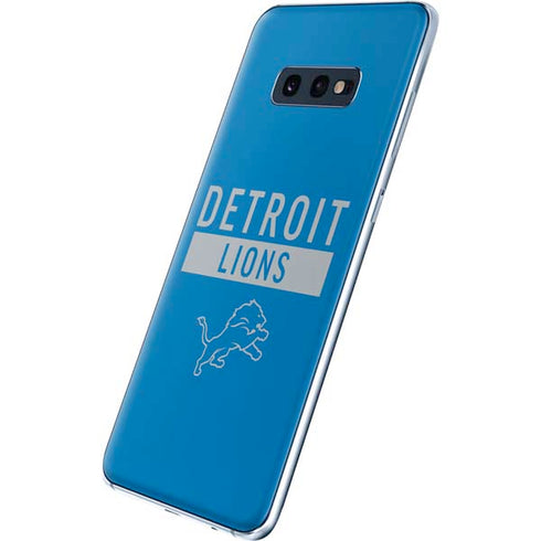 NFL Detroit Lions Blue Performance Series Galaxy S10e Skin