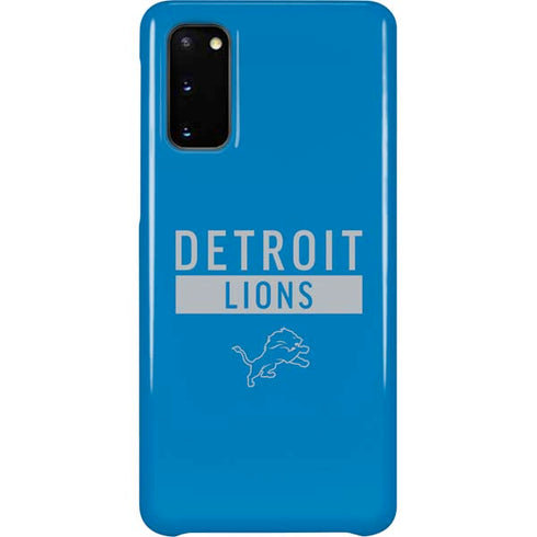 NFL Detroit Lions Blue Performance Series Galaxy S20 Lite Case