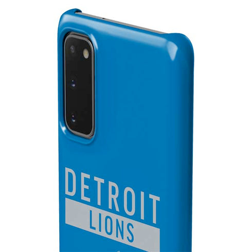 NFL Detroit Lions Blue Performance Series Galaxy S20 Lite Case