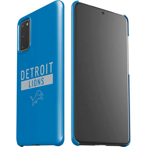 NFL Detroit Lions Blue Performance Series Galaxy S20 Lite Case