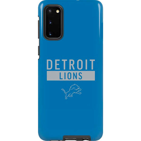 NFL Detroit Lions Blue Performance Series Galaxy S20 Pro Case