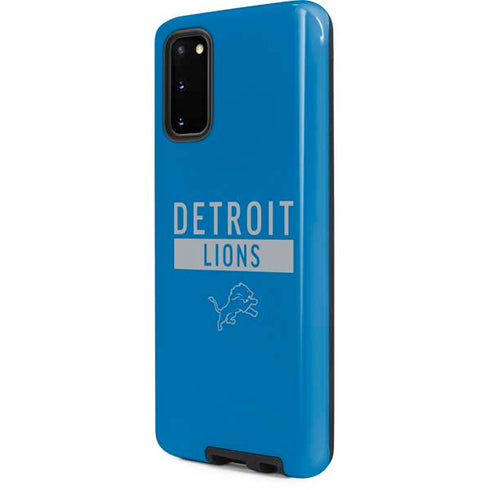 NFL Detroit Lions Blue Performance Series Galaxy S20 Pro Case