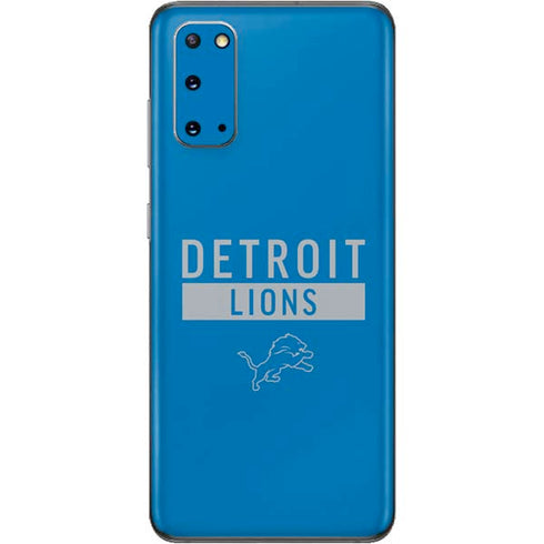 NFL Detroit Lions Blue Performance Series Galaxy S20 Skin