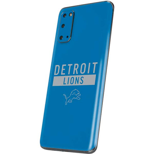 NFL Detroit Lions Blue Performance Series Galaxy S20 Skin
