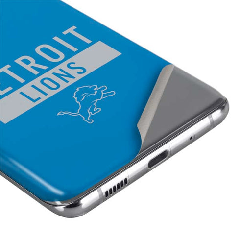 NFL Detroit Lions Blue Performance Series Galaxy S20 Ultra 5G Skin
