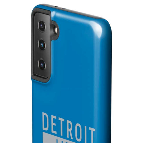 NFL Detroit Lions Blue Performance Series Galaxy S21 Plus 5G Pro Case
