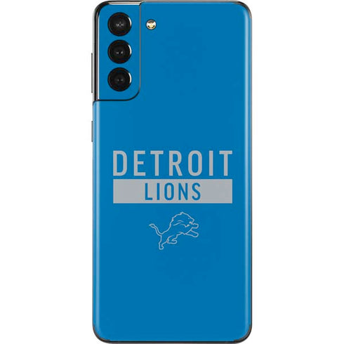NFL Detroit Lions Blue Performance Series Galaxy S21 Plus 5G Skin