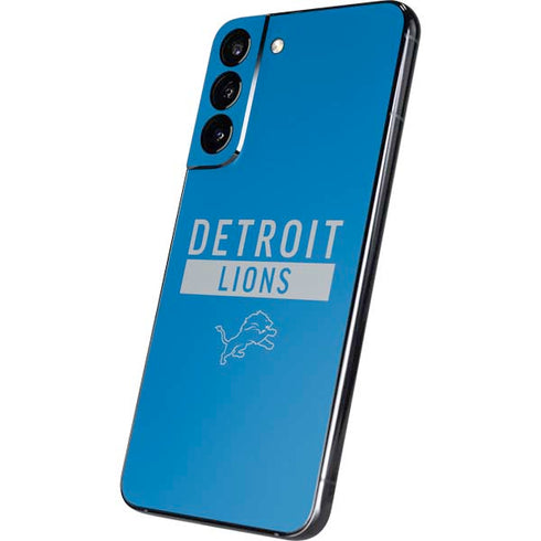 NFL Detroit Lions Blue Performance Series Galaxy S22 Plus Skin