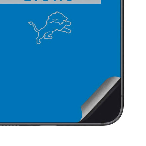 NFL Detroit Lions Blue Performance Series Galaxy S23 FE Skin