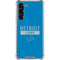NFL Detroit Lions Blue Performance Series Galaxy S23 Plus Clear Case