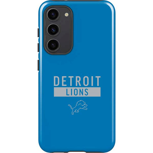 NFL Detroit Lions Blue Performance Series Galaxy S23 Plus Pro Case