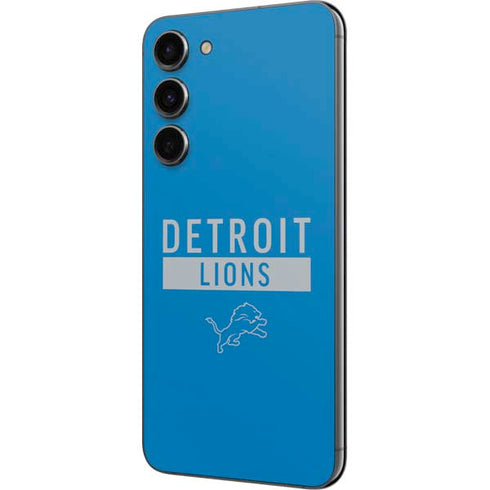 NFL Detroit Lions Blue Performance Series Galaxy S23 Plus Skin