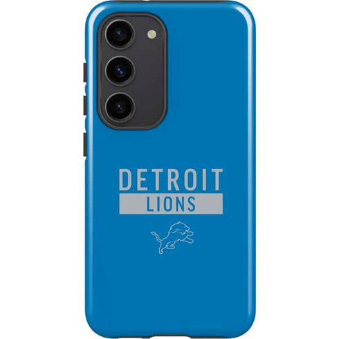 NFL Detroit Lions Blue Performance Series Galaxy S23 Pro Case