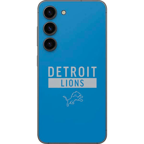 NFL Detroit Lions Blue Performance Series Galaxy S23 Skin
