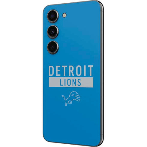 NFL Detroit Lions Blue Performance Series Galaxy S23 Skin