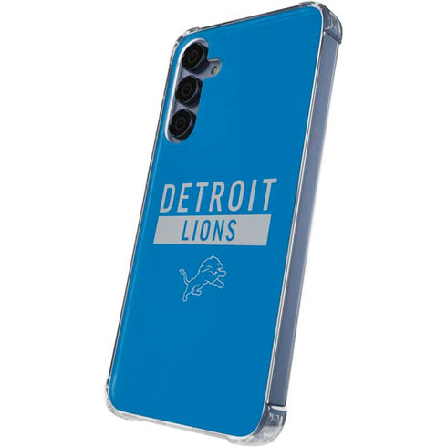 NFL Detroit Lions Blue Performance Series Galaxy S24 Clear Case