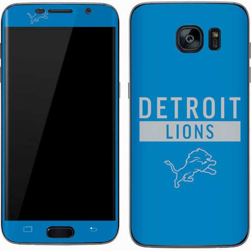 NFL Detroit Lions Blue Performance Series Galaxy S7 Skin