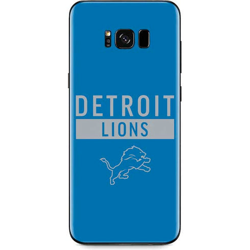NFL Detroit Lions Blue Performance Series Galaxy S8 Plus Skin