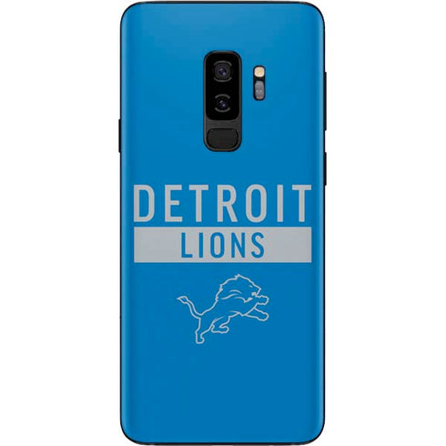 NFL Detroit Lions Blue Performance Series Galaxy S9 Plus Skin