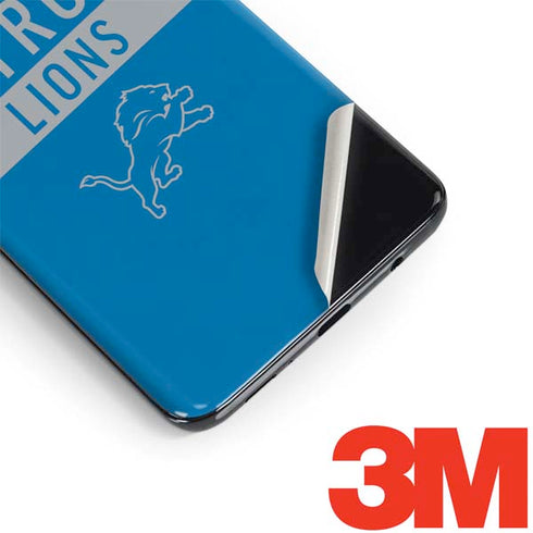NFL Detroit Lions Blue Performance Series Galaxy S9 Plus Skin