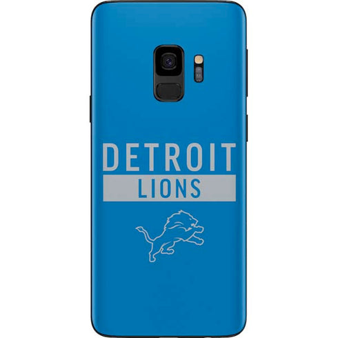 NFL Detroit Lions Blue Performance Series Galaxy S9 Skin