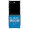 NFL Detroit Lions Blue Performance Series Galaxy Z Flip5 5G Clear Case