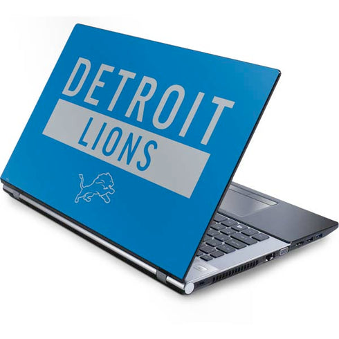 NFL Detroit Lions Blue Performance Series Generic Laptop Skin