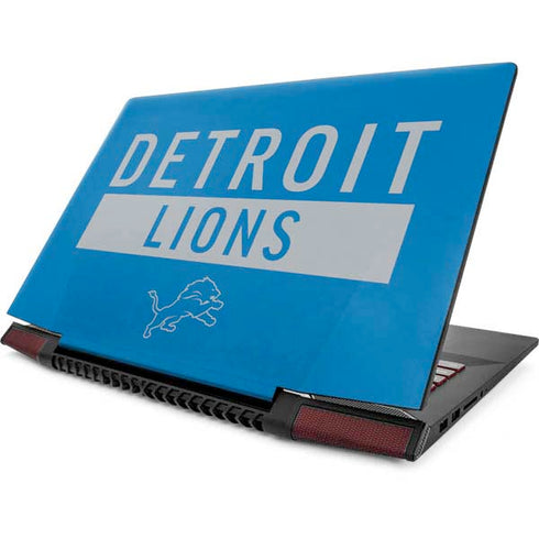 NFL Detroit Lions Blue Performance Series Lenovo IdeaPad Skin
