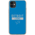 NFL Detroit Lions Blue Performance Series iPhone 11 Clear Case