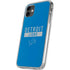 NFL Detroit Lions Blue Performance Series iPhone 11 Clear Case