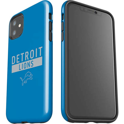 NFL Detroit Lions Blue Performance Series iPhone 11 Impact Case