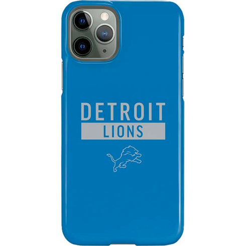 NFL Detroit Lions Blue Performance Series iPhone 11 Pro Lite Case