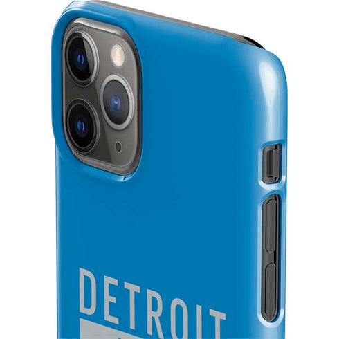 NFL Detroit Lions Blue Performance Series iPhone 11 Pro Lite Case