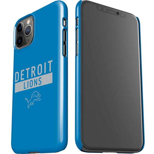 NFL Detroit Lions Blue Performance Series iPhone 11 Pro Lite Case