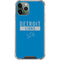 NFL Detroit Lions Blue Performance Series iPhone 11 Pro Max Clear Case