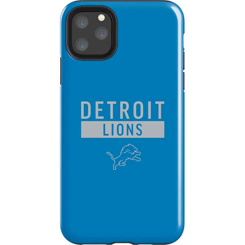 NFL Detroit Lions Blue Performance Series iPhone 11 Pro Max Impact Case