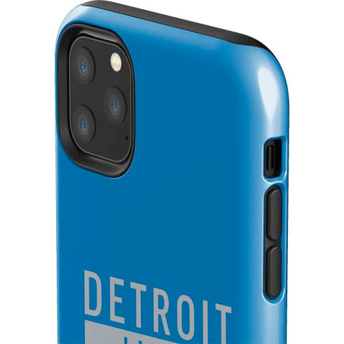 NFL Detroit Lions Blue Performance Series iPhone 11 Pro Max Impact Case