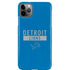 NFL Detroit Lions Blue Performance Series iPhone 11 Pro Max Lite Case
