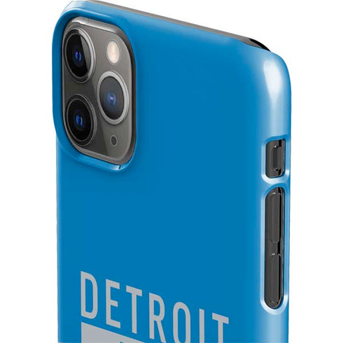 NFL Detroit Lions Blue Performance Series iPhone 11 Pro Max Lite Case