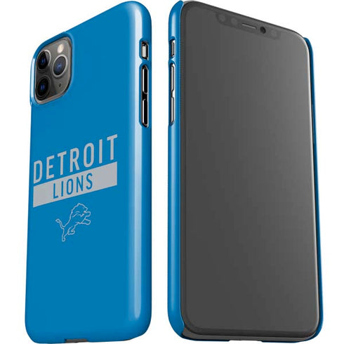 NFL Detroit Lions Blue Performance Series iPhone 11 Pro Max Lite Case