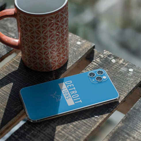 NFL Detroit Lions Blue Performance Series iPhone 11 Pro Max Skin