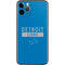 NFL Detroit Lions Blue Performance Series iPhone 11 Pro Skin