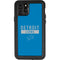 NFL Detroit Lions Blue Performance Series iPhone 11 Pro Waterproof Case