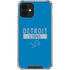 NFL Detroit Lions Blue Performance Series iPhone 12 Clear Case