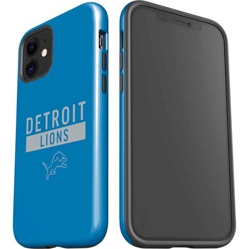 NFL Detroit Lions Blue Performance Series iPhone 12 Impact Case